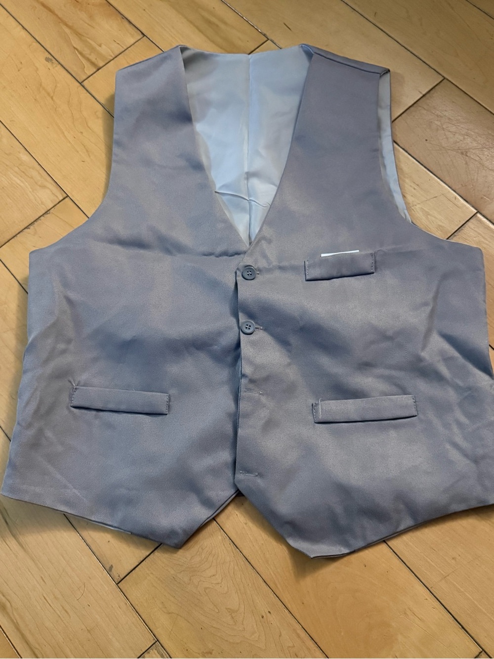 Men's Light grey Dress Vest - Classic Formal Waistcoat
